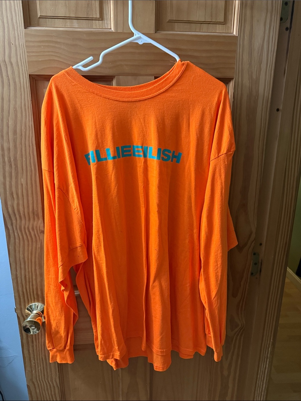 Billie Eilish Orange Long Sleeve Tee